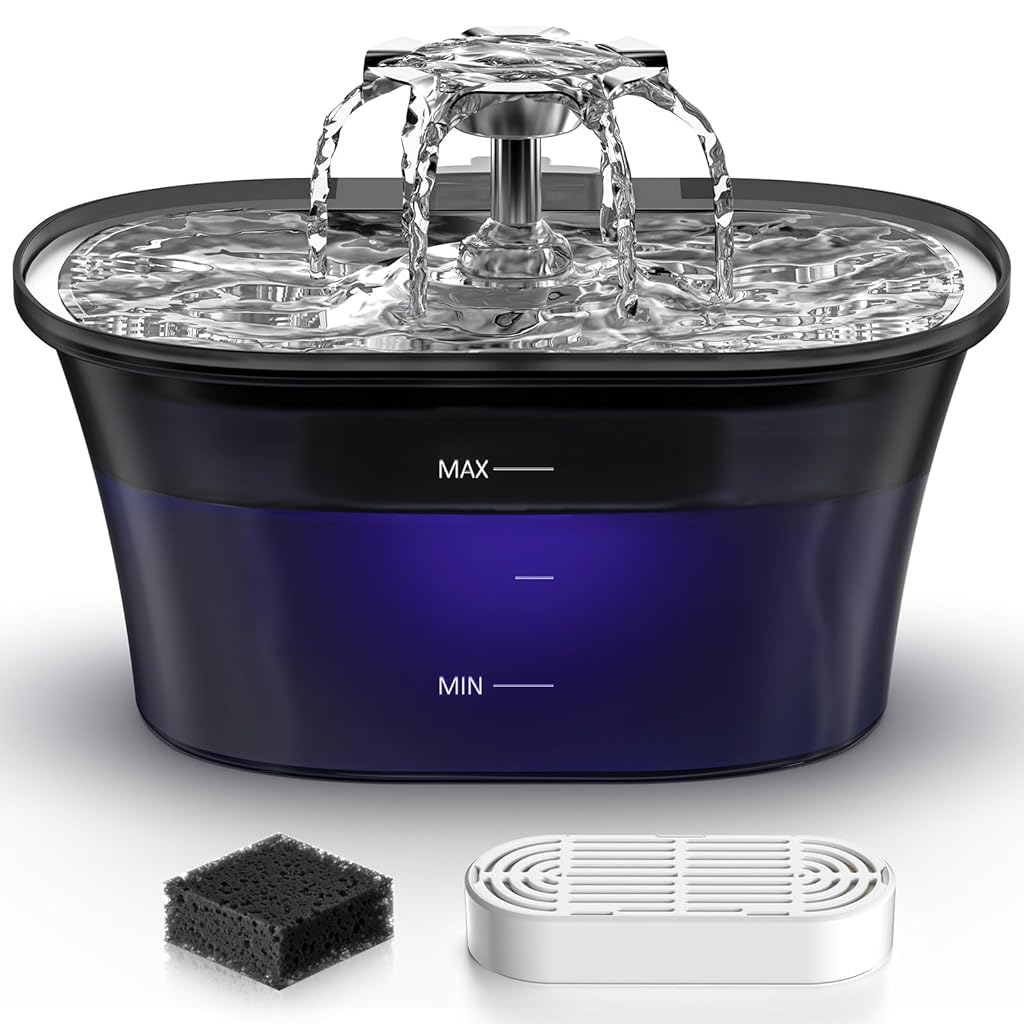 Qpets® Cat Water Fountain - Recant Cat Fountain 2.5L/84oz Qpets® Cat Water Fountain - Recant Cat Fountain 2.5L/84oz